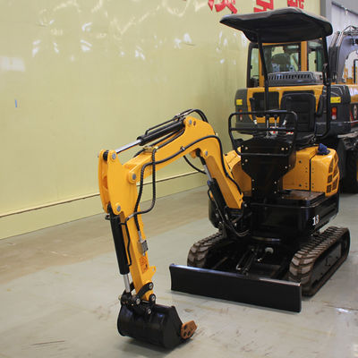 Βάθος ανασκαφής 2200mm Μίνι ελκυστήρας 2 τόνων Crawler Digger Micro Excavator