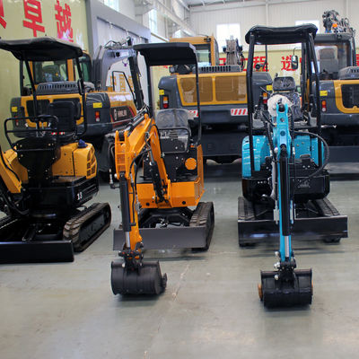 Βάθος ανασκαφής 2200mm Μίνι ελκυστήρας 2 τόνων Crawler Digger Micro Excavator