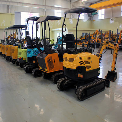 Βάθος ανασκαφής 2200mm Μίνι ελκυστήρας 2 τόνων Crawler Digger Micro Excavator