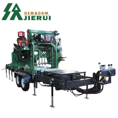 27HP βενζινοκίνητο ξυλοκόπηση Bandsaw Saw Mill Μηχανή για την ξυλοκόπηση