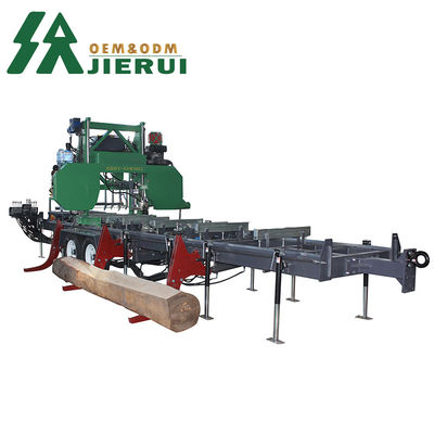 220V/380V 15KW 30hp Φορητό 36 ιντσών οριζόντιο ιμάντα πριονιστήριο για το σπίτι ξύλο και ξυλοτριβείο