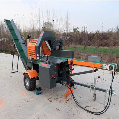 15HP κινητήρας βενζίνης κινητικός επεξεργαστής ξύλου για τη διάσπαση ξύλου