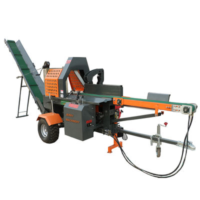 30 τόνων 18HP Βενζίνη Diesel Log Wood Splitter για το δάσος ξύλου 2300x1250x1750mm