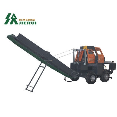 JIERUI 500mm Speed Firewood Processor 30T Wood Chipper Log Splitter για τη διάσπαση ξύλου
