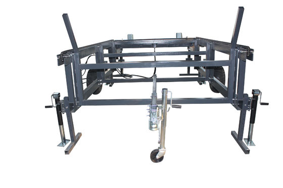 JIERUI 500mm Speed Firewood Processor 30T Wood Chipper Log Splitter για τη διάσπαση ξύλου
