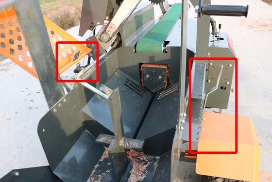 Επεξεργαστής ξυλείας 800 κιλών με βενζίνη 18HP 27HP