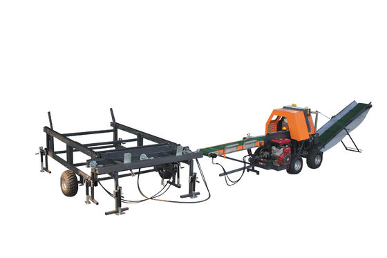 Επεξεργαστής ξυλείας Super 30 Ton Log Splitter με χωρητικότητα 1050 KG και κινητήρα βενζίνης